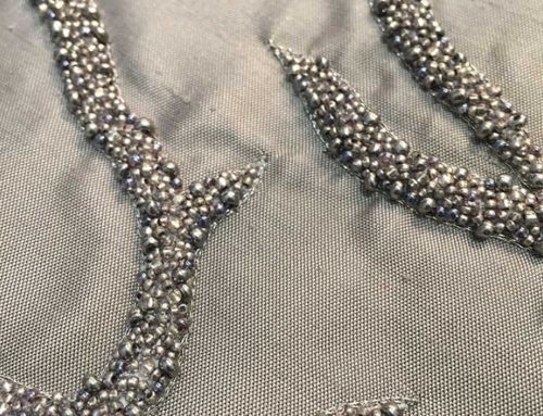 Silver beading with silver thread – 01092018